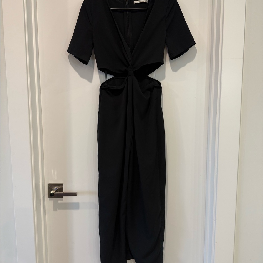 Abercrombie and Fitch Black Cut Out Dress - Picture 2 of 4